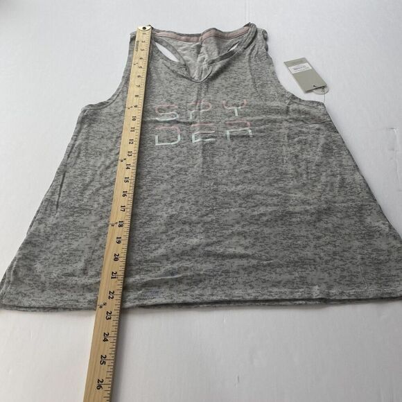 Spyder Women's 2pc Tank Top and Shorts Lounge Pajama Sleep Set Size M Grey New - Picture 5 of 15